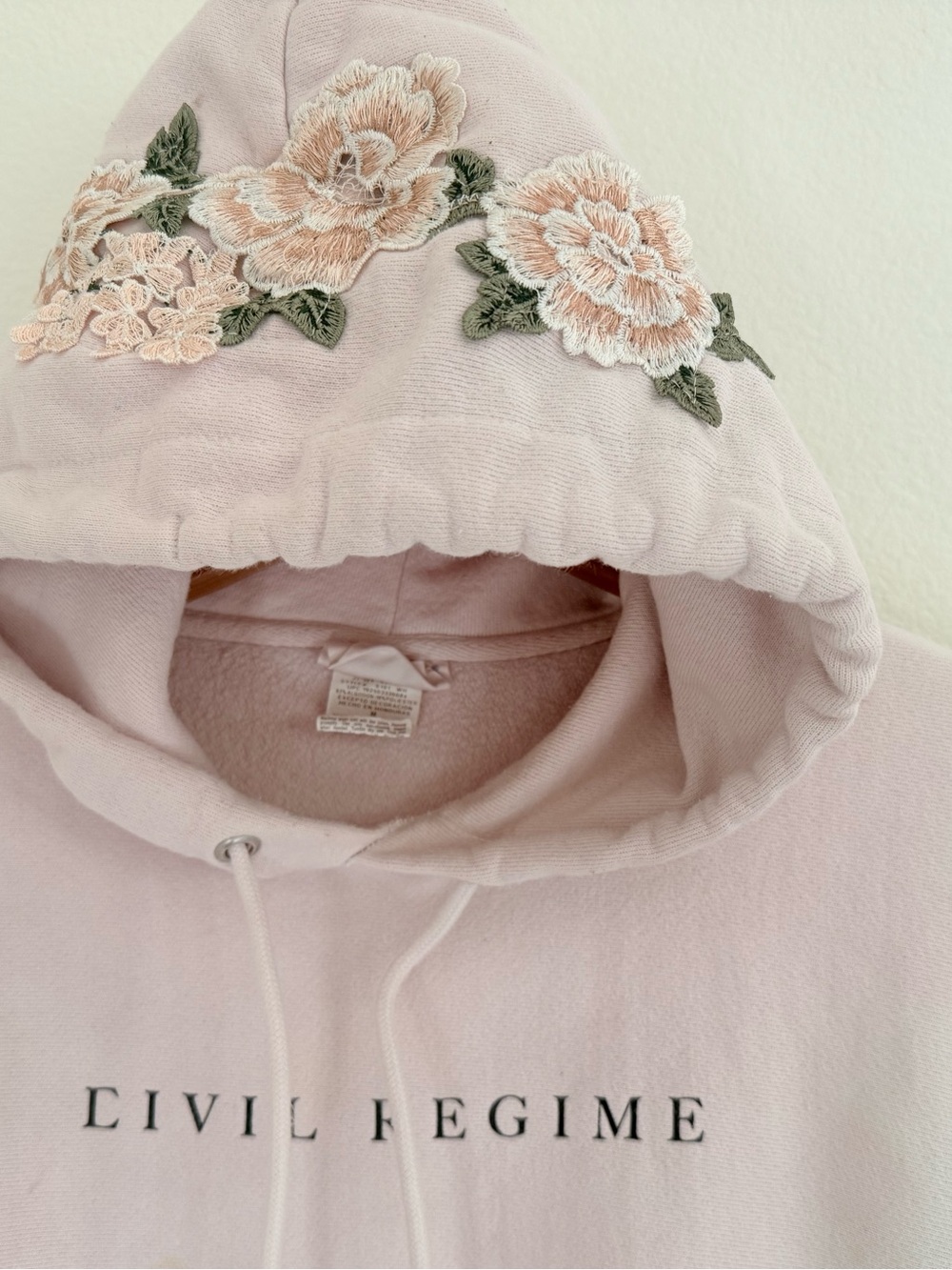 Civil Regime x Champion Rose Floral Tie Dye Pastel Hoodie Darc Sport Medium - Picture 3 of 11